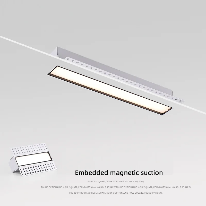 

Dimmable LED Downlight Strip Line Light Bar Creative Linear Recessed Embeded Ceiling Lamps Living Room Corridor Indoor Lighting