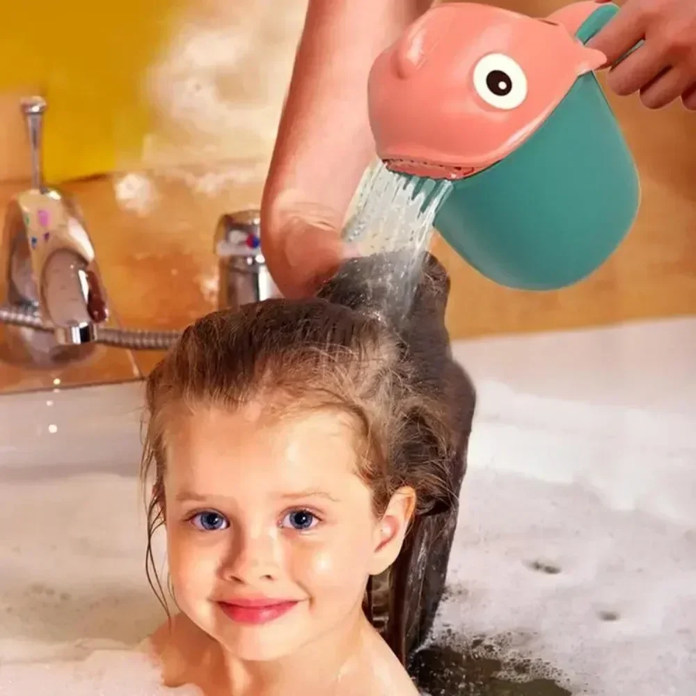 Baby Bath Support Pad Baby Bath Seat Baby Bath Tool Bath Toys Baby Bath Tub Kids Bath Toys 1 pcs Babybath Clownfish Bath Waterfall Rinser Kids Bath Shampoo Cup Multi-Function Spoons Shower Toys for Children Washing Head