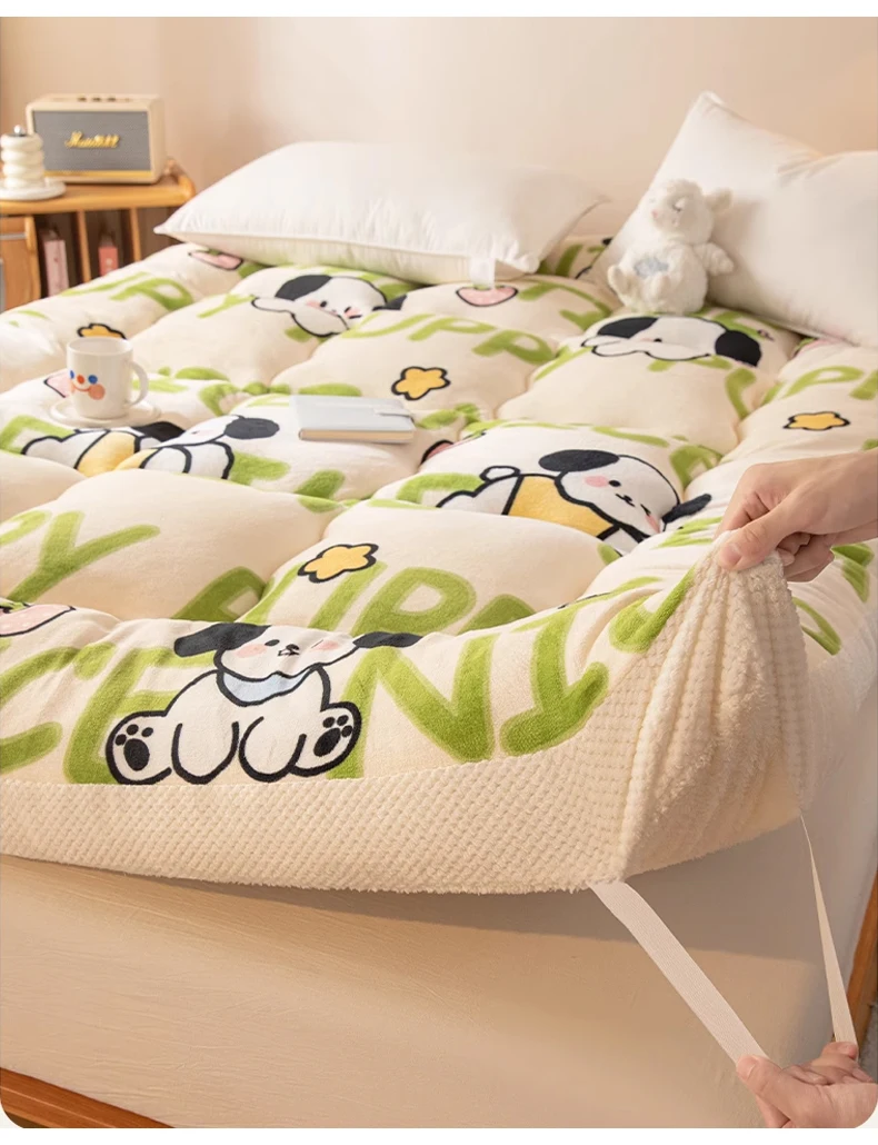 Description Picture 5 of itemTatami Comfortable Mattress Student Dormitory Single Velveteen Warm Soft Mattress Household Thicken Bed mattresses floor mat