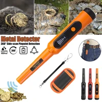Professional Handheld Metal Detector Waterproof Pinpointer with 360° Side Scan Tech for Outdoor Treasure Hunting & Gold Search