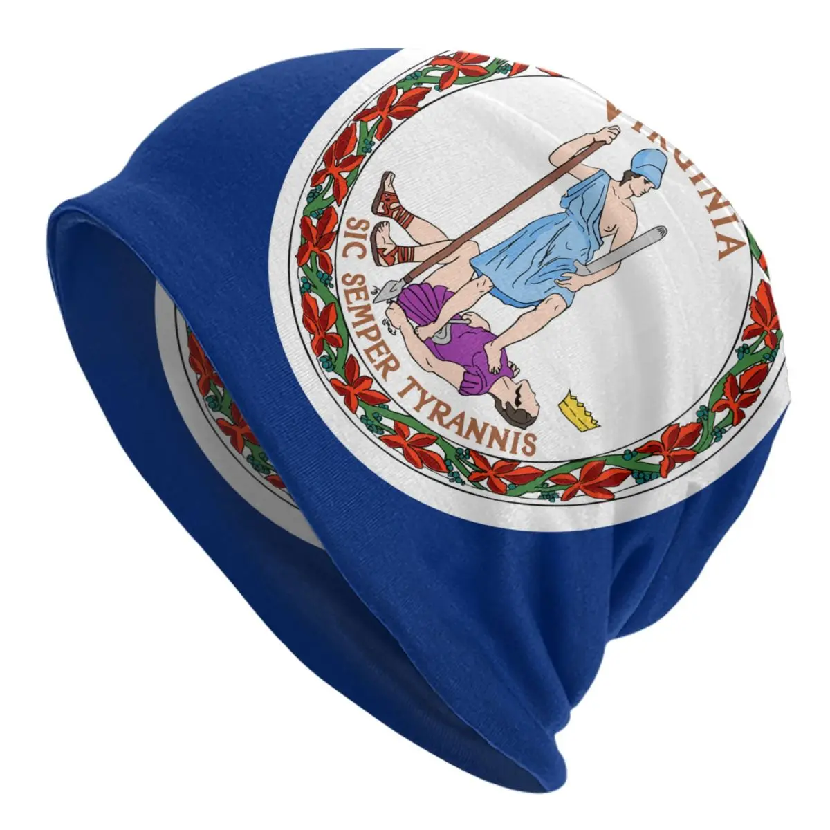 

Women Men Beanie Hat Flag Of Virginia Warm Spring Winter Outdoor Hip-hop Beanie Cap