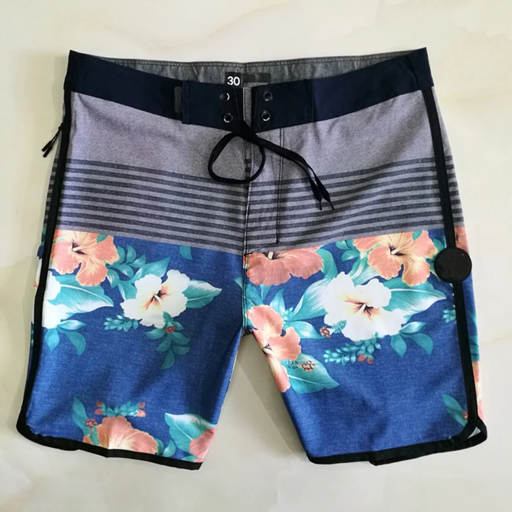 Magic Flower Print Waterproof Board Shorts Summer Shorts Men Swimwear Men Beach Shorts Men Bermuda Short Boardshorts With Label 2
