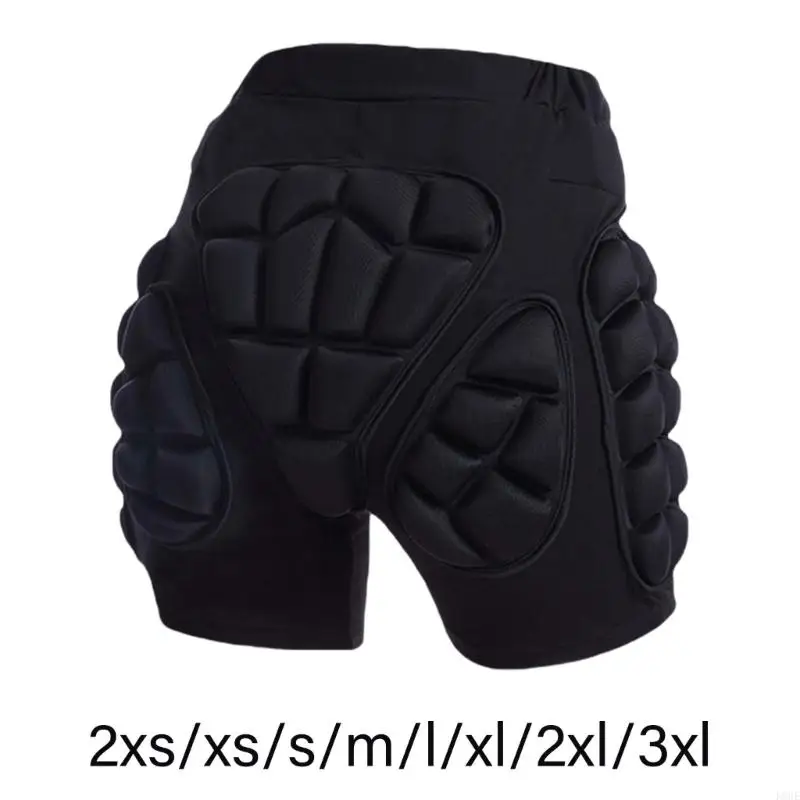 K8GE Skiing Protective Padded Shorts EVA 3D Protections Hip Butt Protective Shorts Crash Pad for Ski Snowboard Skateboarding