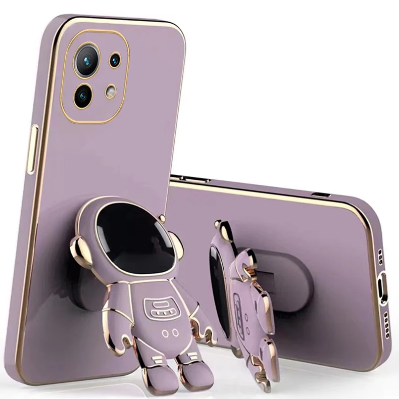 Luxus-Beschichtungshalter-Hülle für Xiaomi Mi POCO M3 F3 X3 NFC 11 Ultra 12 10 Lite 9 8 11T 10S 10T 9T Pro Hüllen Astronaut_voghion.com
