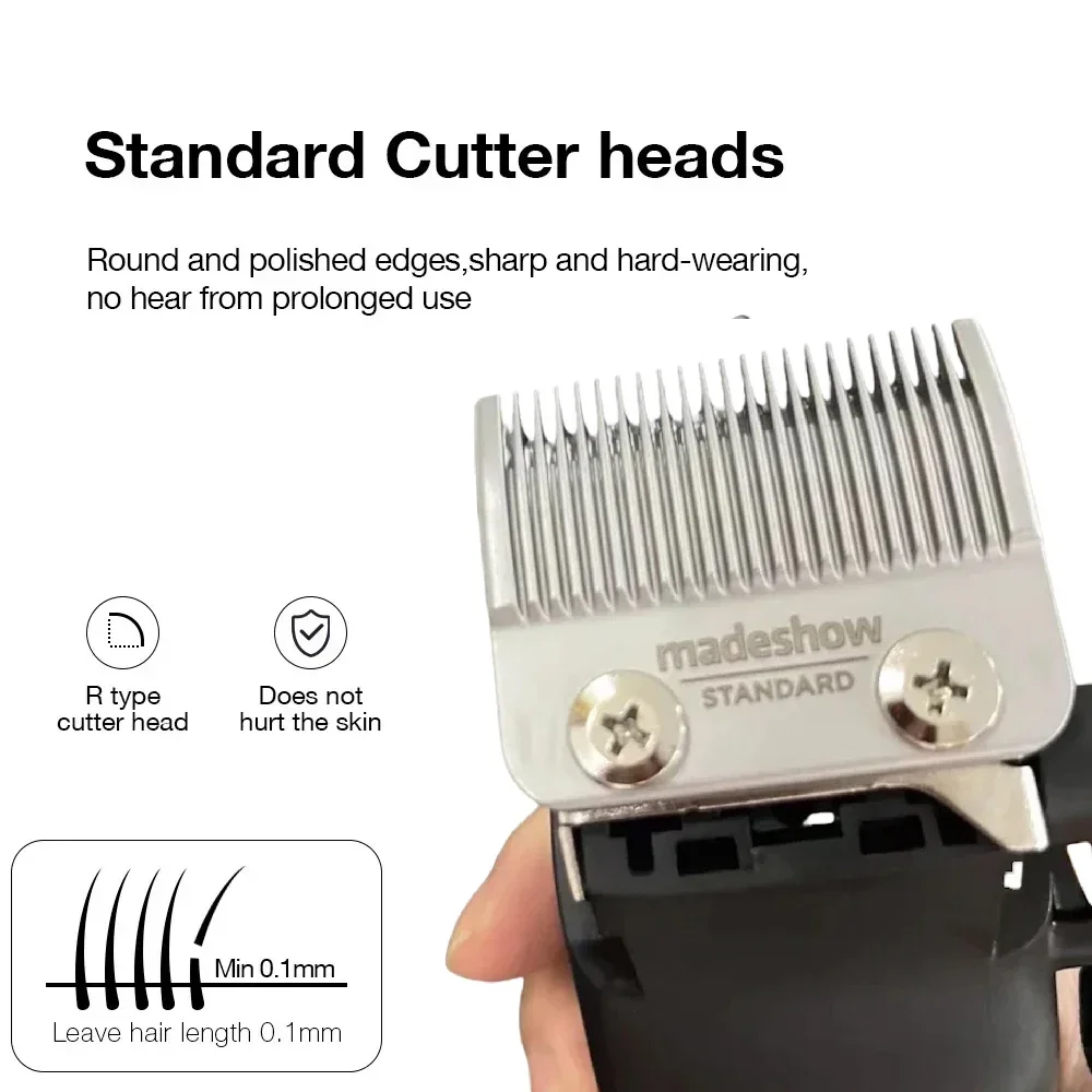 Madeshow M10+ M11 Hair Clippers for men,cordless Hair Clipper,Professional barber clipper,Haircut Machine For Barbers 4