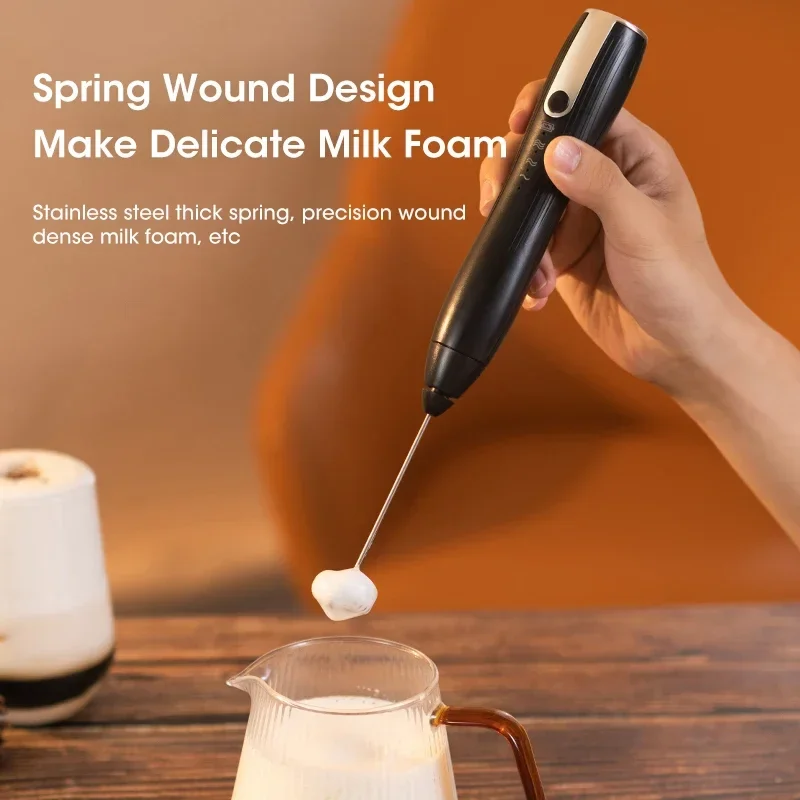 Home Electric Milk Mixer Baby Formula Mixer Wireless Multifunctional Three Level Adjustable Frother Kitchen Egg Coffee