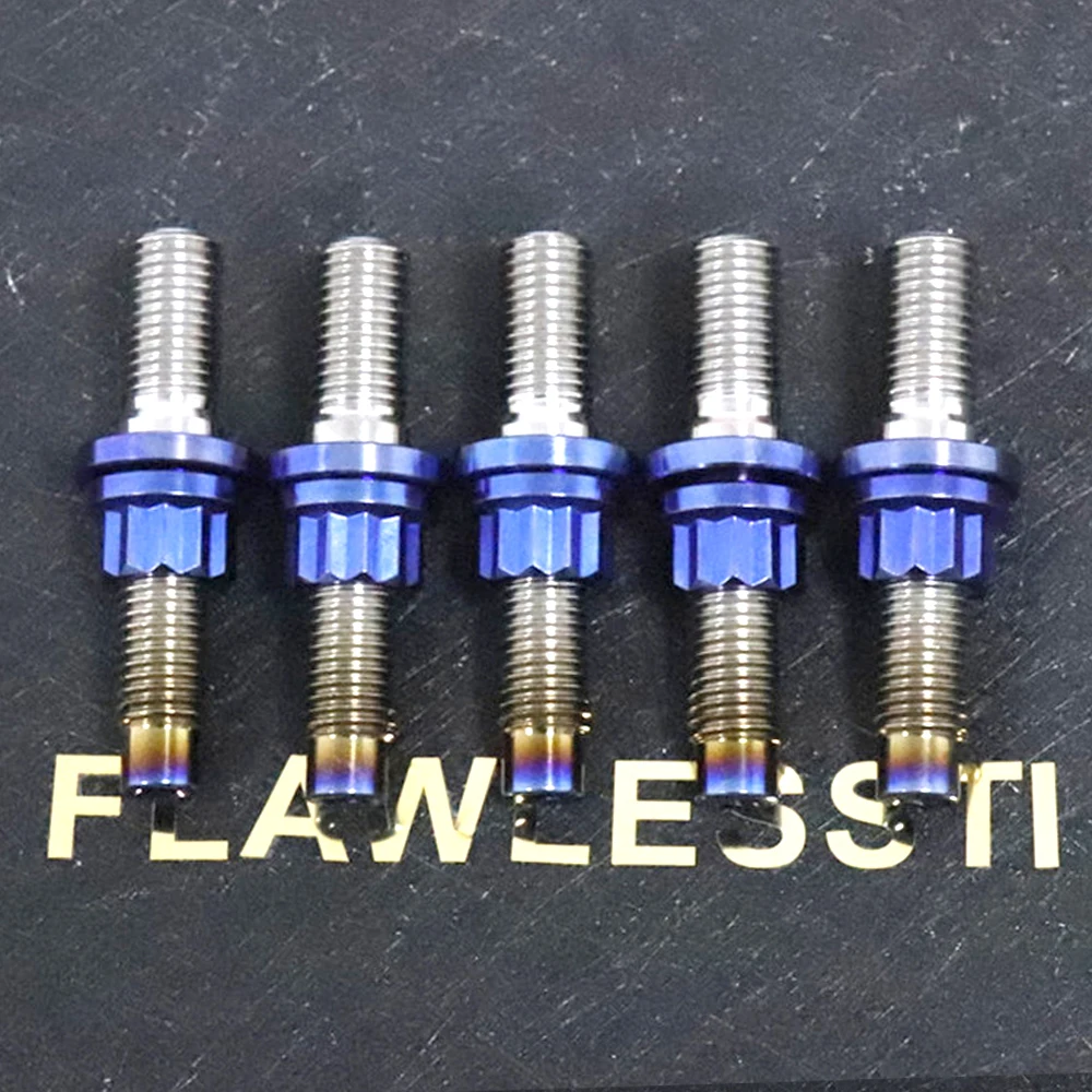 Flawlesti-tubo de Escape de Titânio Parafuso m8 M10 Gr5