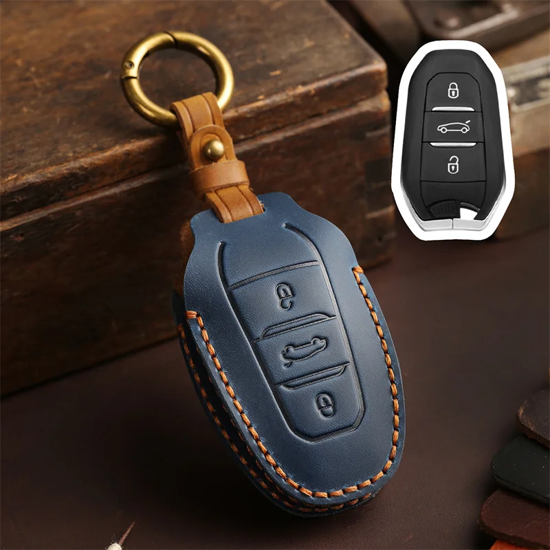 

Car Key Case For Peugeot 207 3008 208 308 2008 307 508 5008 407 301 206 Citroen c1 c2 c3 c4 grand picasso c5 ds 3 5 Cover