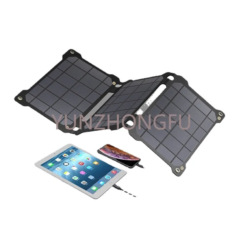 Allpowers Scheda Di Ricarica Solare Pieghevole Impermeabile 21W Caricatore Solare Mobile Unità Di Ricarica Solare