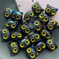 Colorful Owl Acrylic Beads Set for DIY Jewelry and Crafting - Pack of 5 (4)