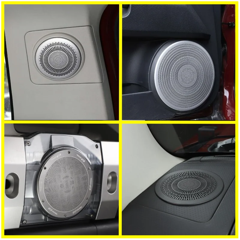 Inteiror Moulding Trunk Woofer Cover Net Speaker Protection Trim Tweeter Mesh Per Toyota Fj Cruiser 2007-2021