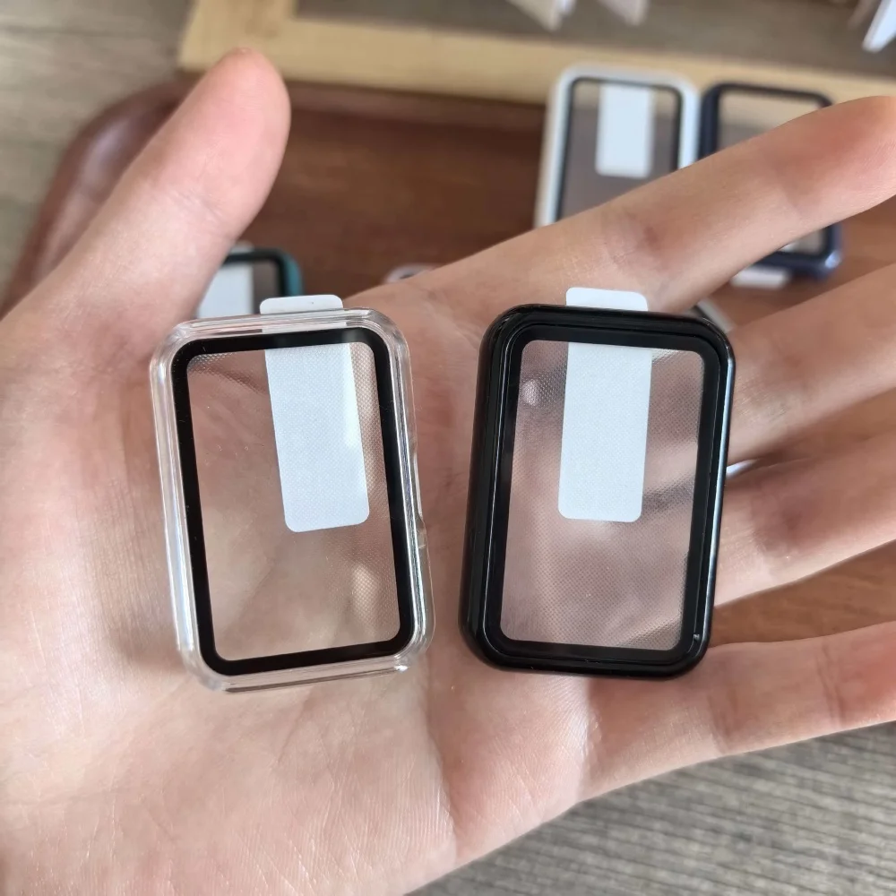 Tempered Glass Screen Protector & Hard PC Protective Bumper