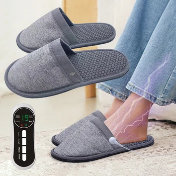 Pantofole per massaggiatore plantare EMS Scarpe per massaggio elettrico per piedi con stimolatore muscolare a impulsi telecomandato Massaggiatore plantare per alleviare il dolore 1