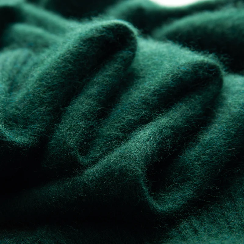 Dolcevita da uomo autunno e inverno 100% visone maglione di cashmere da uomo 2024 maglione lavorato a maglia allentato di grandi dimensioni tenere al caldo Top uomo maglione 5