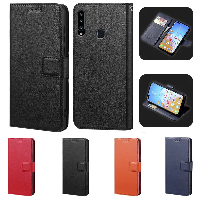 

Чехол-подставка для телефона Samsung Galaxy A20S 6,5 дюйма, кожаный чехол-книжка для Samsung A20S, защитный чехол-бумажник с зажимом для карт