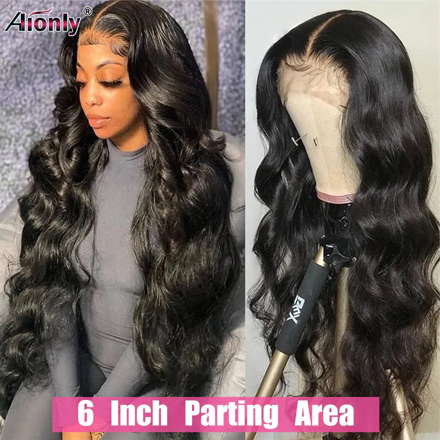 Body Wave Lace Front Wig 30 Inch Lace Front Wig Hd Lace Frontal Wig Transparent Lace Wigs Preplucked Human Hair Wigs T Remy