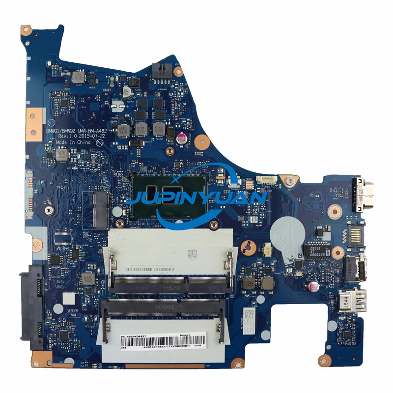

Материнская плата для ноутбука Lenovo IdeaPad 300 300-15ISK SR2EX 4405U I3 I5 I7 CPU 5B20K38227 BMWQ1 BMWQ2