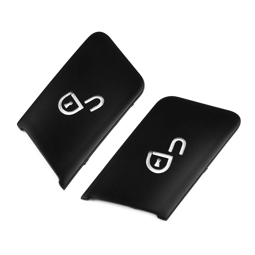 

4PCS/set Car Door Lock Unlock Switch Button Cover Trim For Benz Class W204 W212 Button Cover Trim Auto Interior Stickers