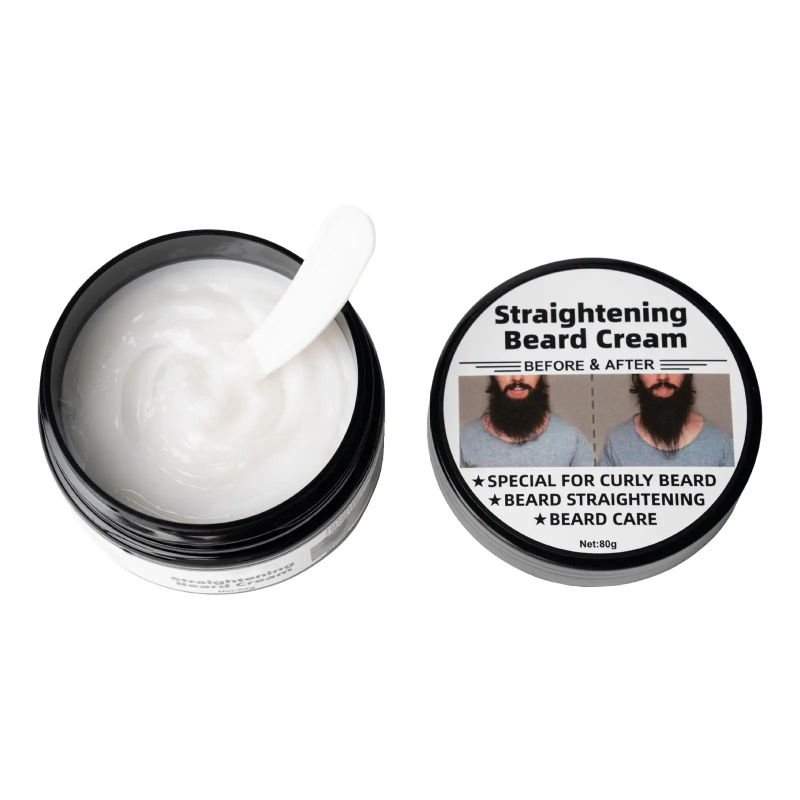 

Sdotter Straightening Beard Cream Softening 80G for Men’S Grooming