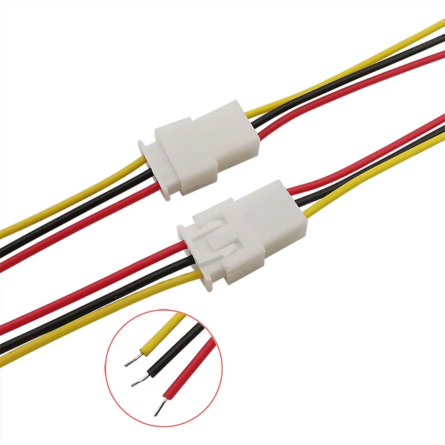 Connecteur de câble XH2.54, pas de 2 broches, 2.54mm, prise mâle