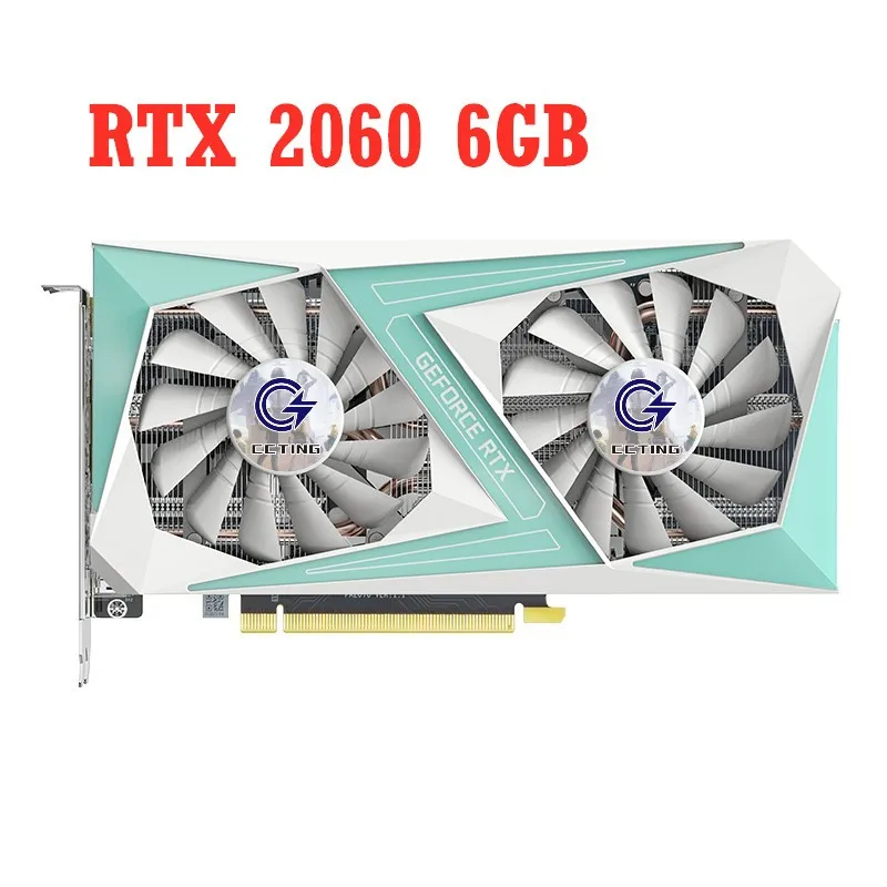 

C CCTING RTX 2060 6G GDDR6 Graphics Card 192Bit PCI Express 3.0 RTX2060 Gaming Video Card Computer Graphics Cards GPU for PELADN