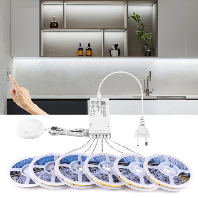 LED Under Cabinet Light USB Powered Motion Sensor Dimmer Lighting for  Cabinet Closet Kitchen Wardrobe Counter Bedroom - AliExpress