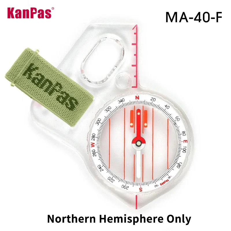 KANPAS Training Orienteering Compass MA-40-F Northern Hemisphere Only waterproof compass,mini compass,navigation compass,portable compass,survival compass