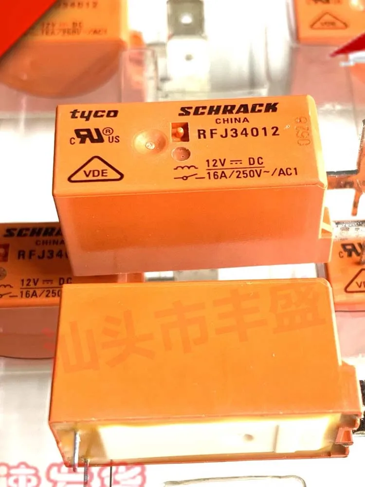 5 PCS 12V Relay RFJ34012 12VDC 16A 6Pins