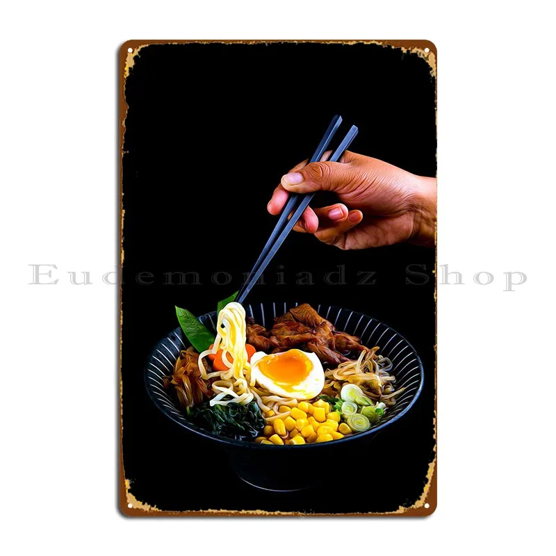 

Рамен металлические знаки ржавчина винтажный вечерние клуб настроить жестяной знак постер