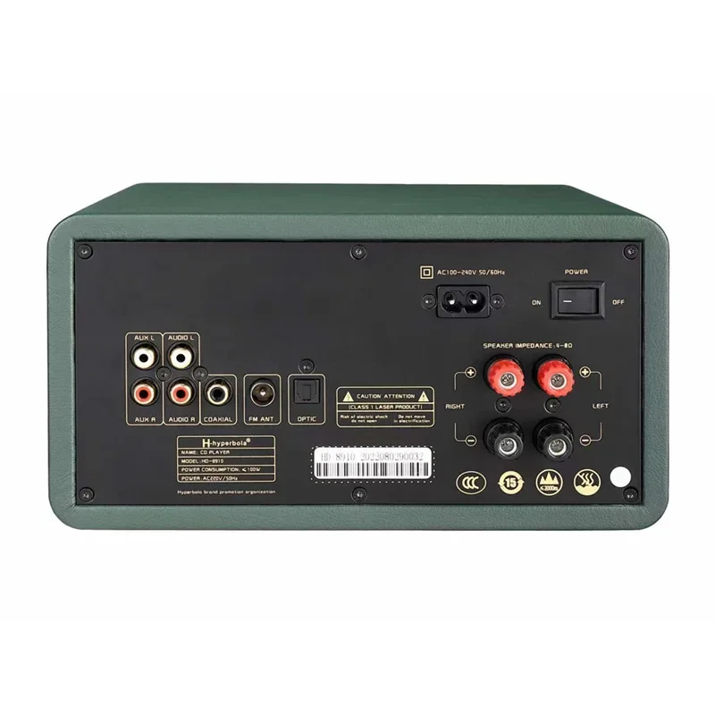 Multi-function CD Player 50W*2 High Power Support DTS-CD DA-CD Format Playback Music Player Bluetooth 5.0 USB Lossless Playback