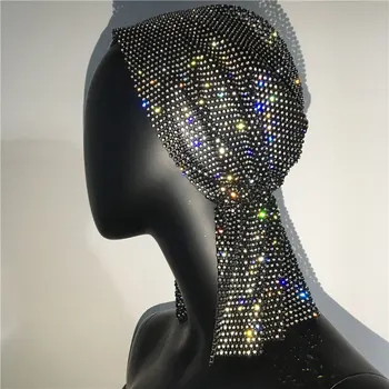 Bling Diamond Bandana Hair Band Headscarf 23