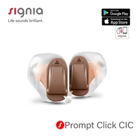 Signia Prompt Click CIC/ITC Computer Programable 8 Channels 4 Programs with Feedback Cancellation for the Deafness Eldly People 1