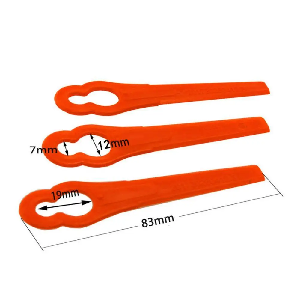 Replacement Trimmer Einhell Plastic Garden Lawn Mower Grass Gardening Tool 100 Pieces grass trimmer