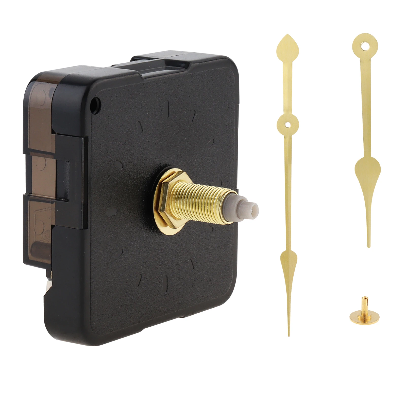 Wall Clock Mechanism Silent Quartz Movement Machine Wall Hands Silent Sweeping Second Movement with Pointer DIY, Repair Tools 4
