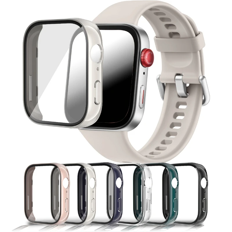รูปสินค้า กระจกป้องกันหน้าจอ + เคสกันกระแทก นาฬิกา Huawei Fit 4/4 Pro