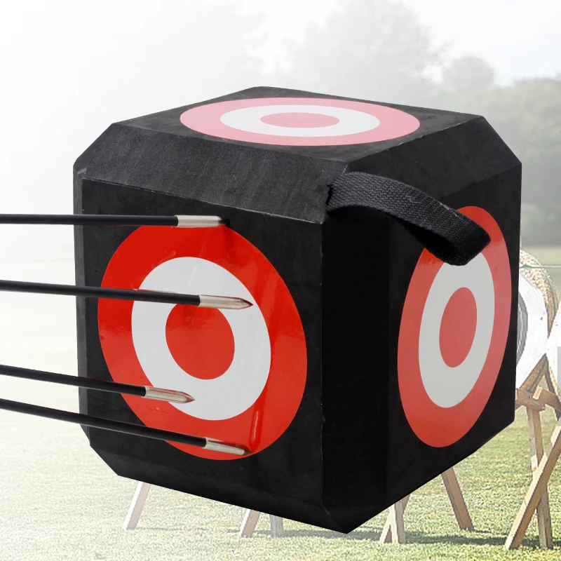 3D Archery Target Dice Foam Bow Arrow Targets Outdoor Shooting Sport Practice Portable EVA Sieve Aiming Training Equipment soccer target net top bins 21 65 27 56in football training youth train practice shot top equipment shooting free accuracy k l7j2