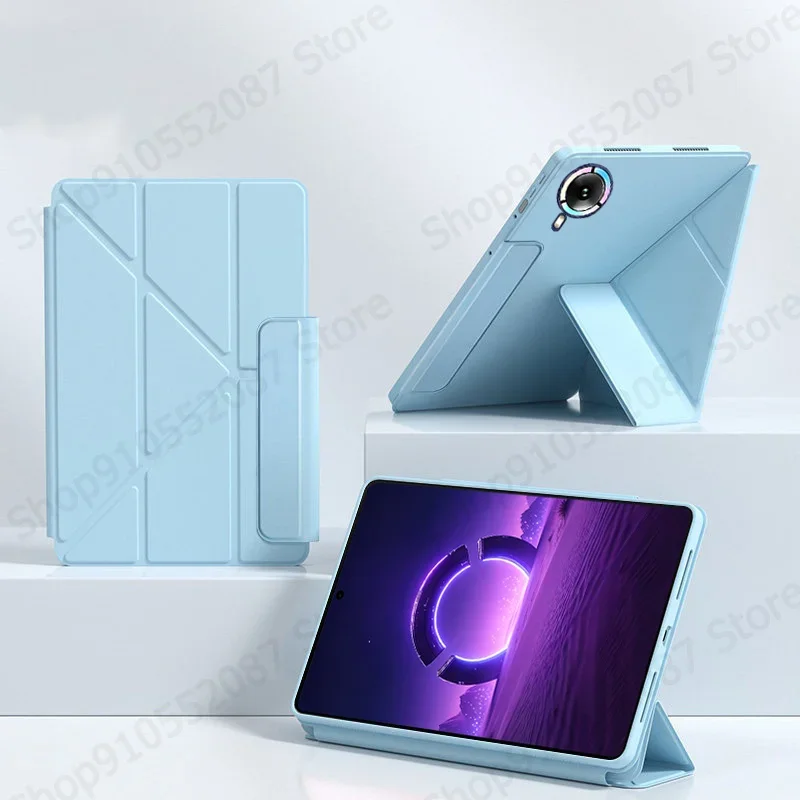Multi-Folding Infinite Protective TPU Tablet Case Coque Cover 8.4''