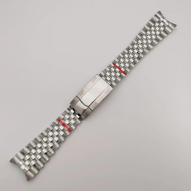 Cinturini Per Orologi Con Bracciale Jubilee In Acciaio Inossidabile 904L Per Orologi Datejust Da 41Mm 126334, Terminale Con Spina Da 21Mm, Parti Dell'