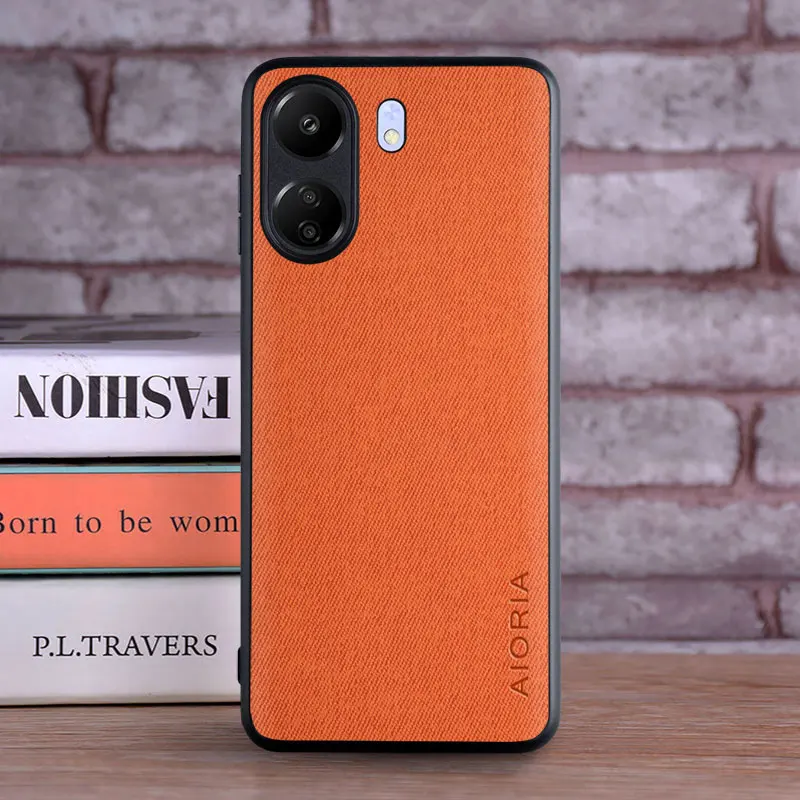 Luxury Textile Leather Phone Case - Soft & Durable Cover