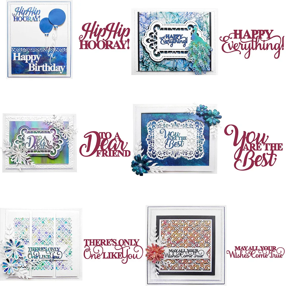 Timbro in gomma trasparente con scrittaHappy Birthday, per scrapbook/album fotografico, bigliettini decorativi, timbri trasparenti