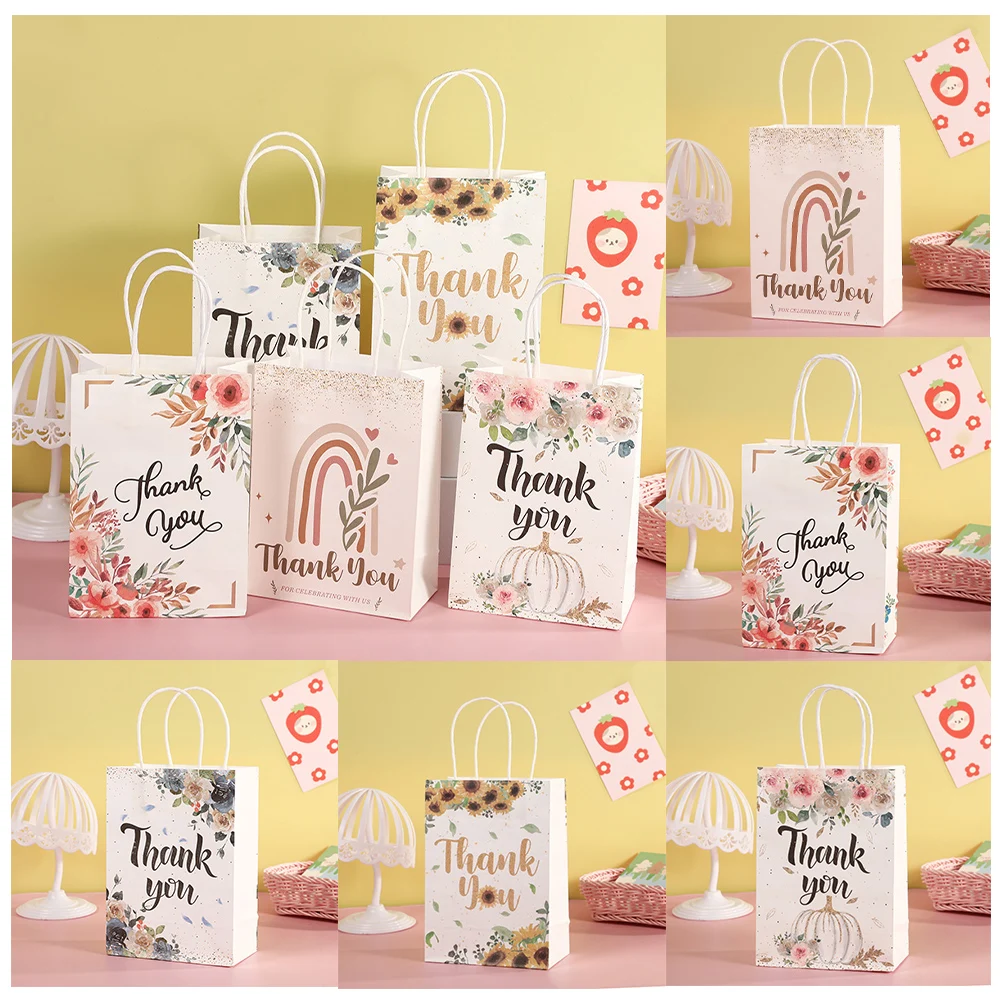 Floral Print Gift Wrapping Supplies Gift Bag Handbag Paper High Quality floral-print-gift-wrapping-supplies-gift-bag-handbag-paper-high-quality