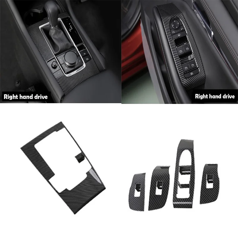 Mazda 3 BP Mittelkonsole Panel - Carbon Optik Für 2019-2025 Modelle