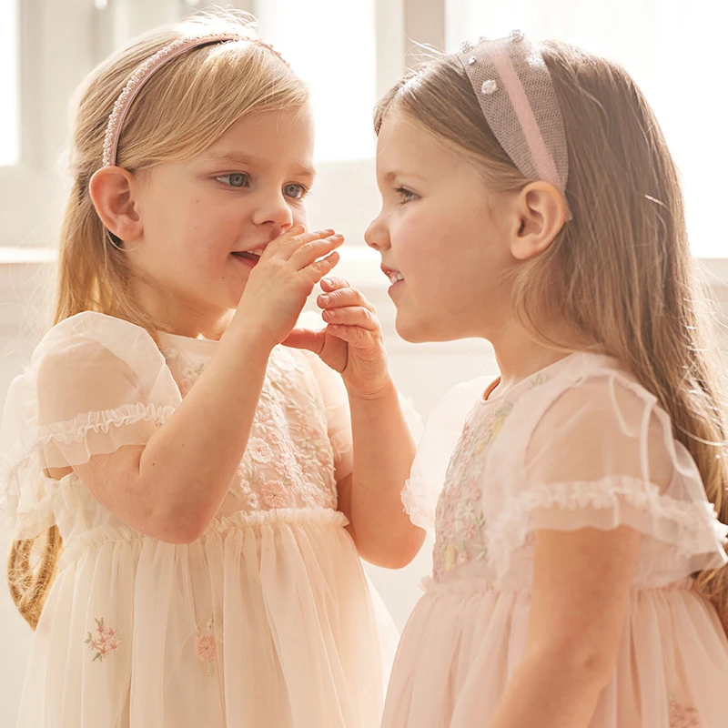 Dave Bella Birthday Party Princess Dress for Girl Summer Mesh Charm Noble  Festival Wedding Dresses Cute Children's Clothes - AliExpress