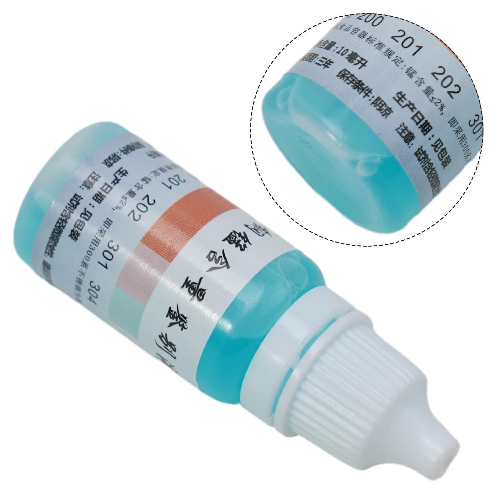 1pc 12ml Manganese Detection Analysis Reagents For Identifying Manganese Drugs In 304 Stainless Steel Testing Solution