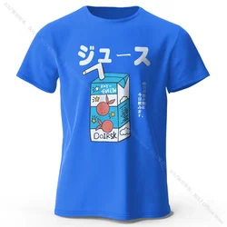Anime - Inspired Japanese Soda Pop Graphic Tee - Ultra Soft 100% Cotton Unisex T - Shirt - XXXL (Blue)