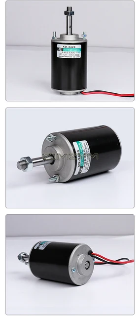 Motore DC 12V/24V - 30W, 3500/7000 RPM, Per Generatori Fai Da Te, Reversibile - Foto 10