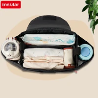 Insular Diaper Bag Baby Milk Bottle Insulation Bags Mummy Storage Bag For Baby Stuff Collection Stroller Accessories Baby Care 2