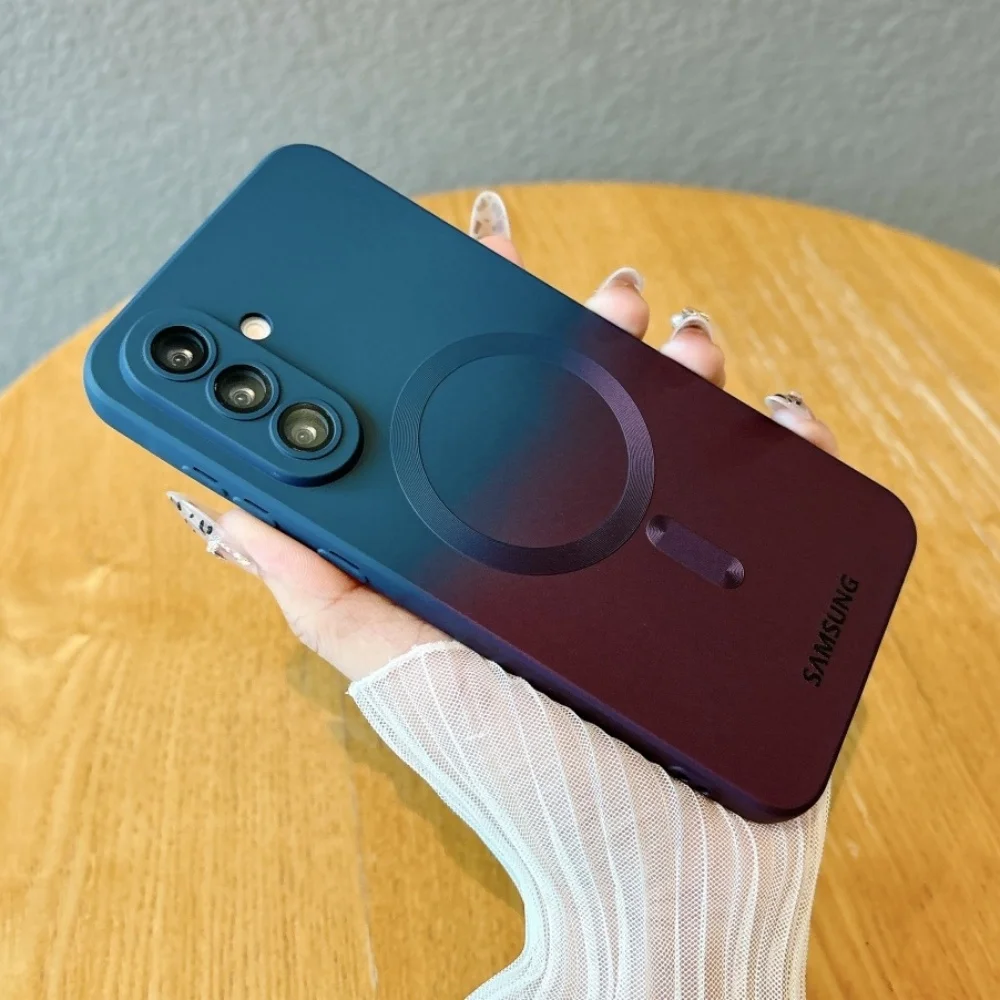Gradient Silicone Magnetic Case with Camera Protection
