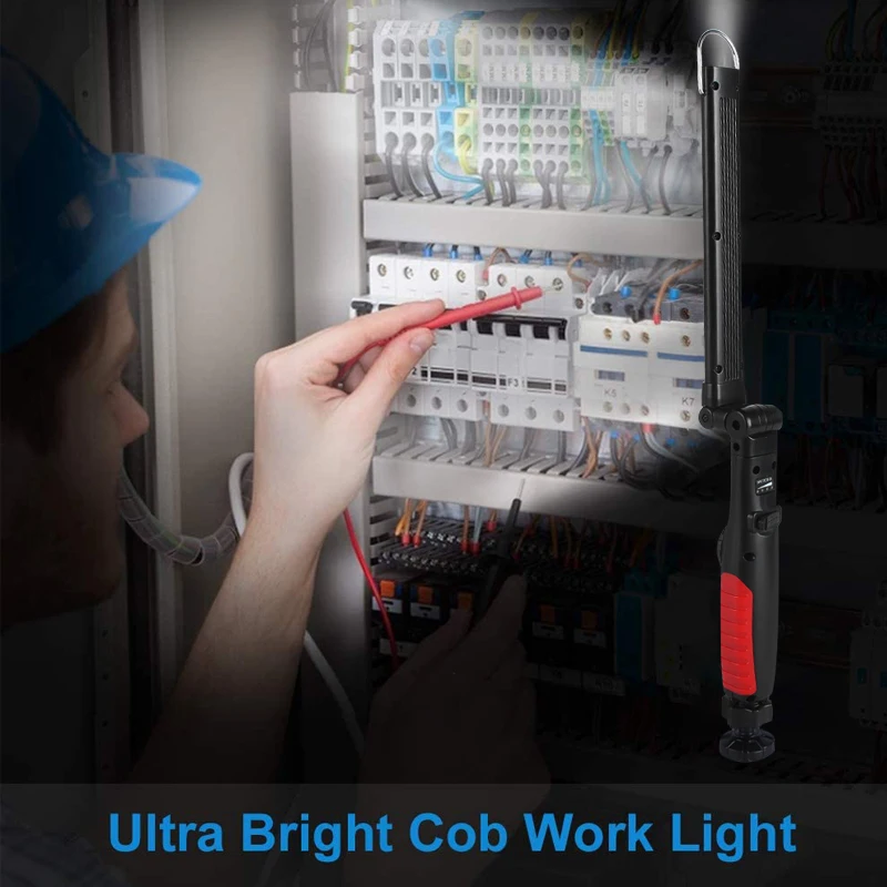 LED work light and flashlight for garage