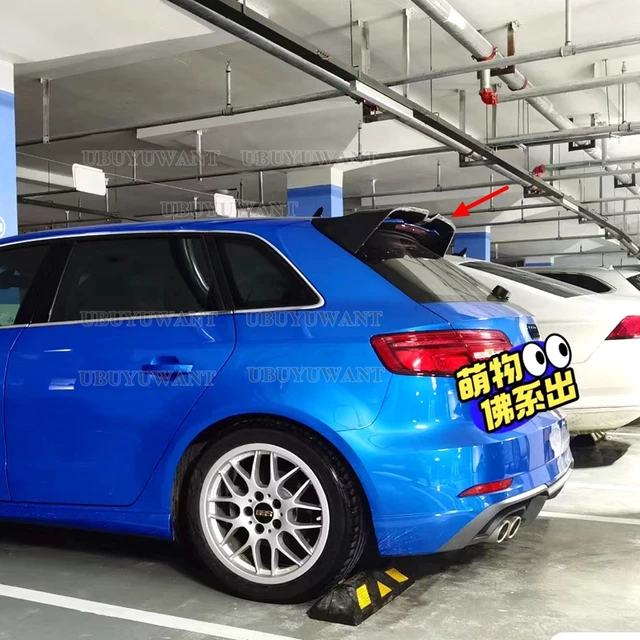 For Audi A3 8V Hatchback 2014-2018 Spoiler Auto Accessory tuning